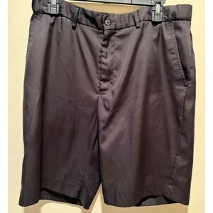 Architect Golf Mens Shorts Black Size 34W Performance Stretch Flat Front